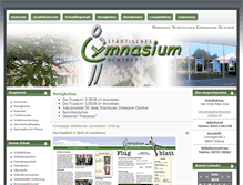 Tablet Screenshot of gymnasium-ochtrup.de